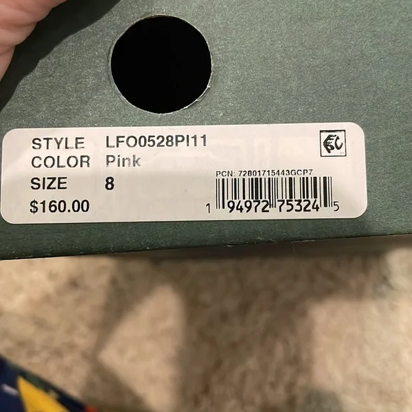 Barbour Blush Pink Leather Sneakers UK6 USA8 NEW IN THE BOX - Picture 8 of 8